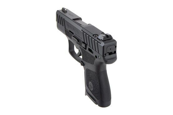 Beretta APX-A1 Carry 9mm Optic ready Pistol features a rear serrated sight